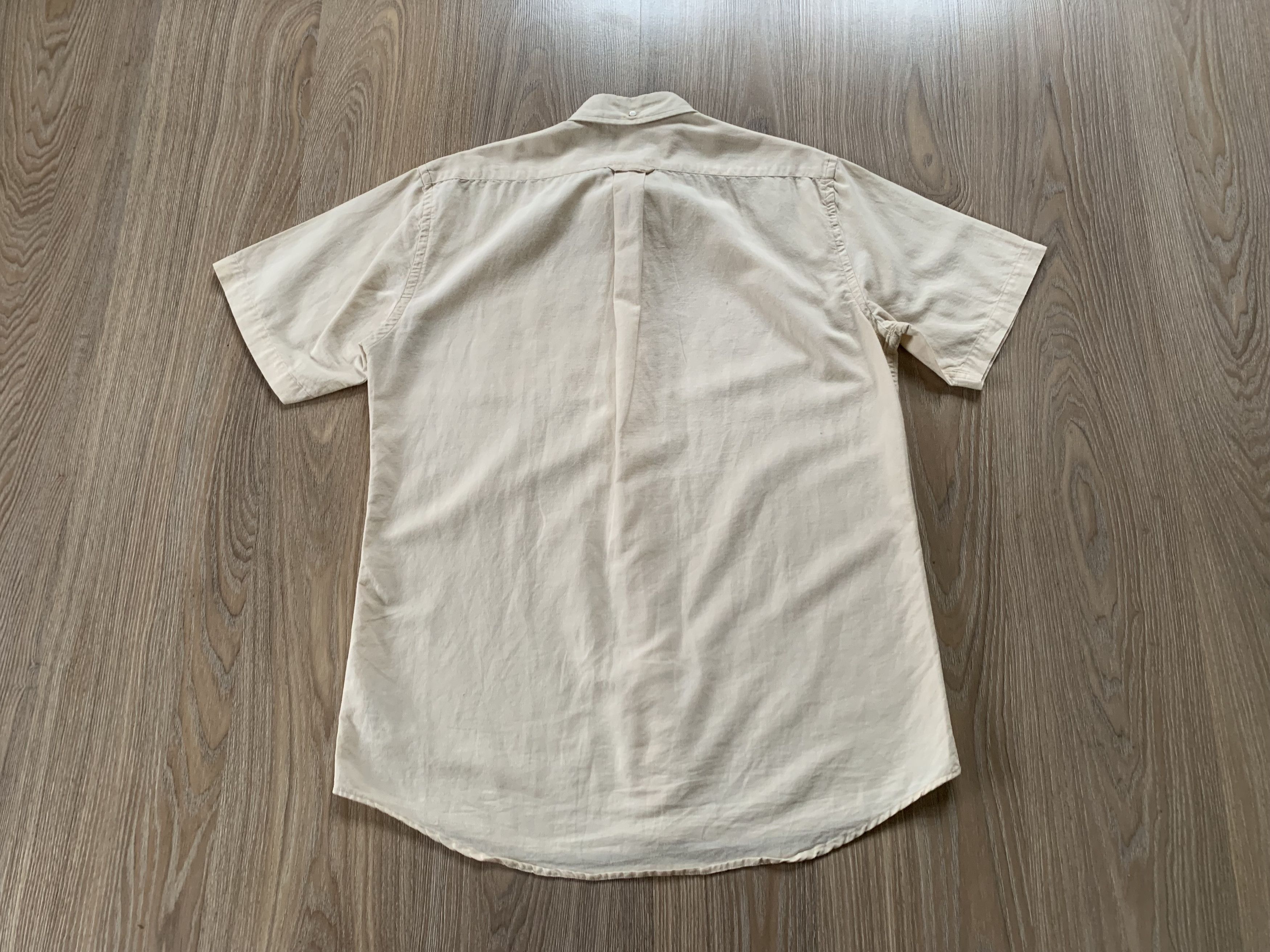 Gant Gant Beige Linen Short Sleeve Pocket Shirt Size US L / EU 52-54 / 3 - 3 Thumbnail