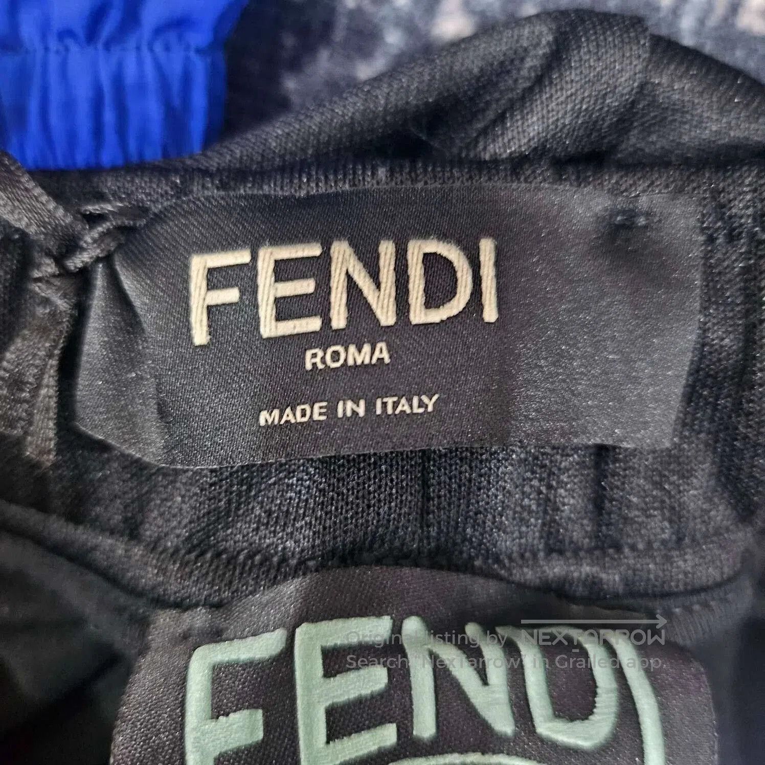 Fendi FENDI Colorblock Logo Sweatpants. Size US 38 / EU 54 - 4 Thumbnail