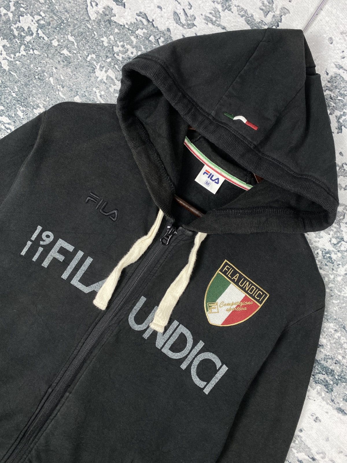 Fila × Vintage Vintage Fila Zip Up Hoodies Size US M / EU 48-50 / 2 - 2 Thumbnail