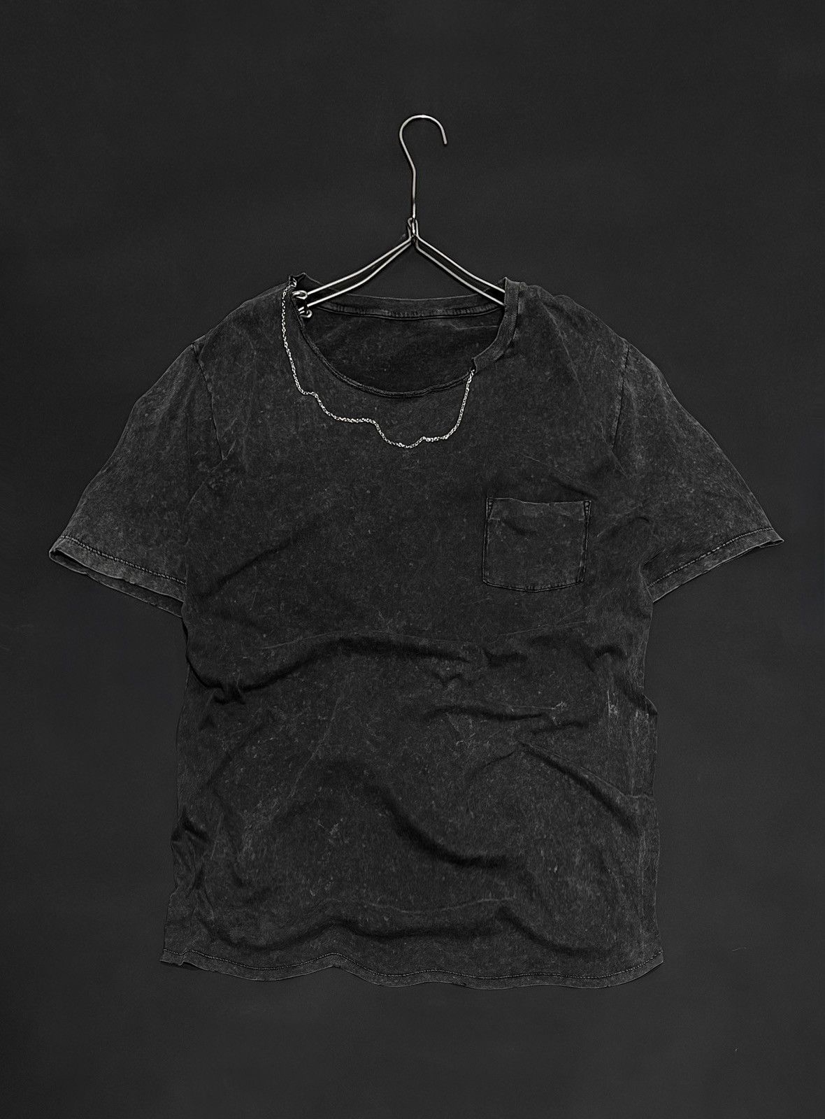 Saint Laurent Paris SS18 Saint Laurent Chain Distressed T-shirt Size US M / EU 48-50 / 2 - 1 Thumbnail