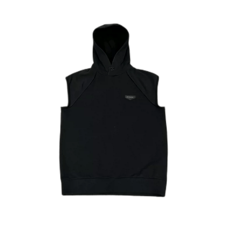 Givenchy Givenchy Givenchy Sleeveless Hoodie with Logo Patch -2507 Size US XS / EU 42 / 0 - 1 Thumbnail