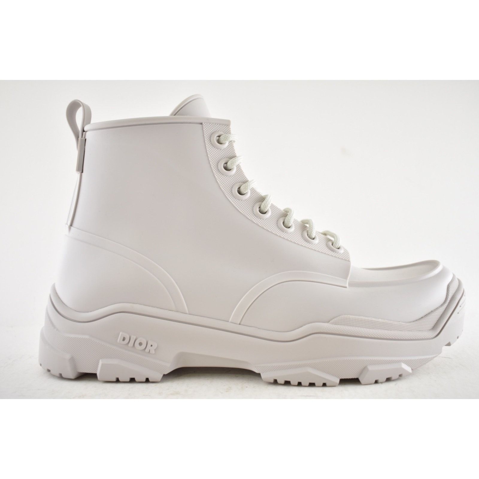 Dior Dior Daniel Logo Rubber High Top Lace Up Flat Boot 43 10 Size US 10 / EU 43 - 2 Thumbnail