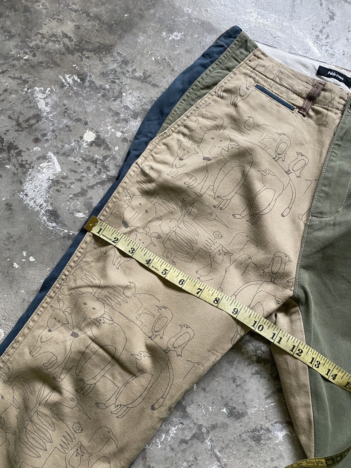 Issey Miyake × Ne-Net × Vintage Vintage Ne-Net By Issey Miyake 4 Tones Pants Size US 30 / EU 46 - 17 Thumbnail