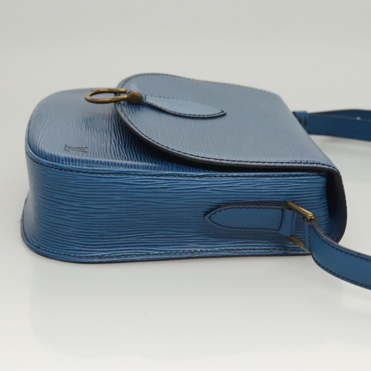 Louis Vuitton LOUIS VUITTON Epi Saint Cloud GM Shoulder Bag Toledo Blue Size ONE SIZE - 3 Thumbnail