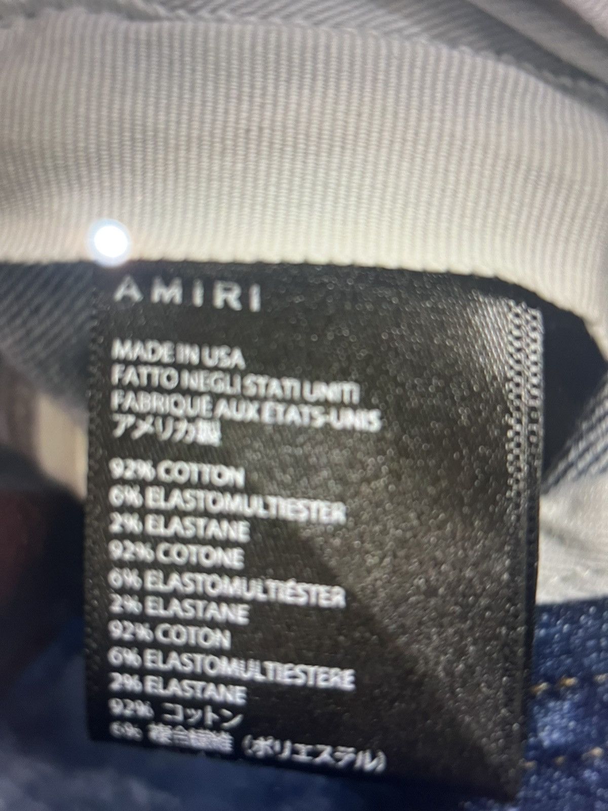 Amiri Amiri Paisley Patch jeans multi color blue Size US 34 / EU 50 - 5 Thumbnail
