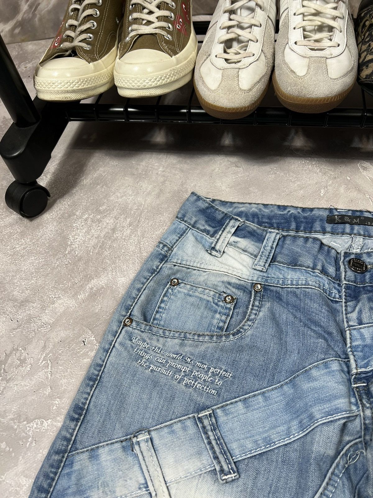 Vintage Vintage Kosmo Lupo Fade Distressed Y2k Denim Pants Size US 30 / EU 46 - 9 Thumbnail
