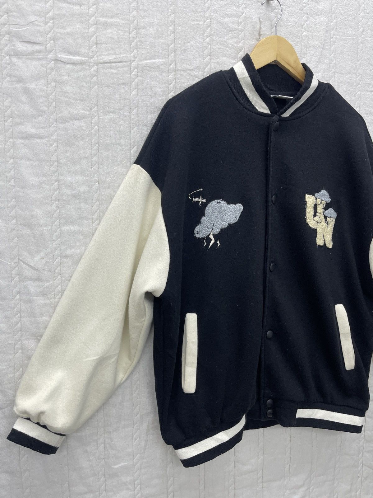 Japanese Brand STEALS💥HOOK UNOFFCALL VARSITY JACKET Size US L / EU 52-54 / 3 - 5 Thumbnail