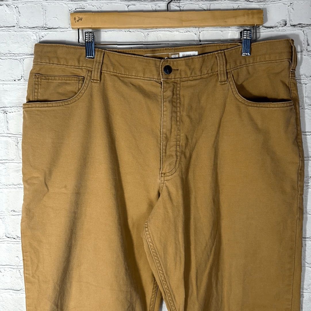 Carhartt VINTAGE Carhartt Mens Relaxed Fit Rugged Flex Work Pants BN2517-M size 40x32 Tan Carpente­r? Size US 40 / EU 56 - 3 Thumbnail