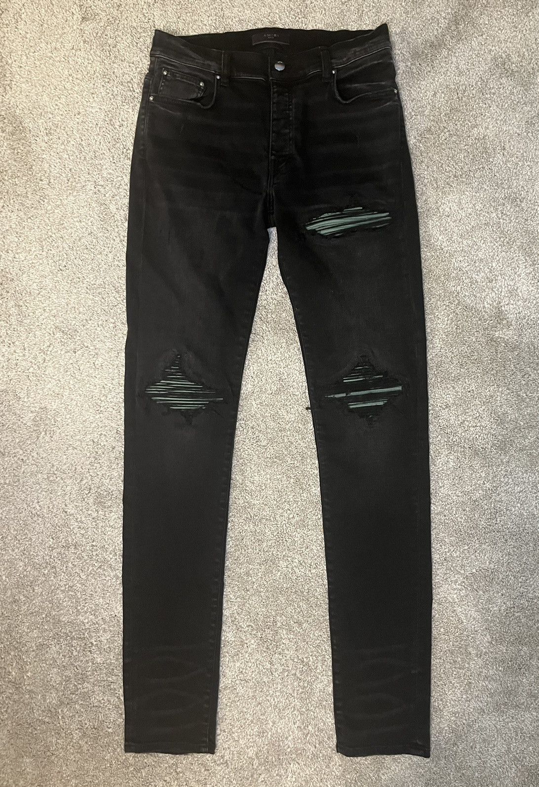 Amiri Amiri Mx1 Ultra Suede Jeans Size US 32 / EU 48 - 1 Thumbnail