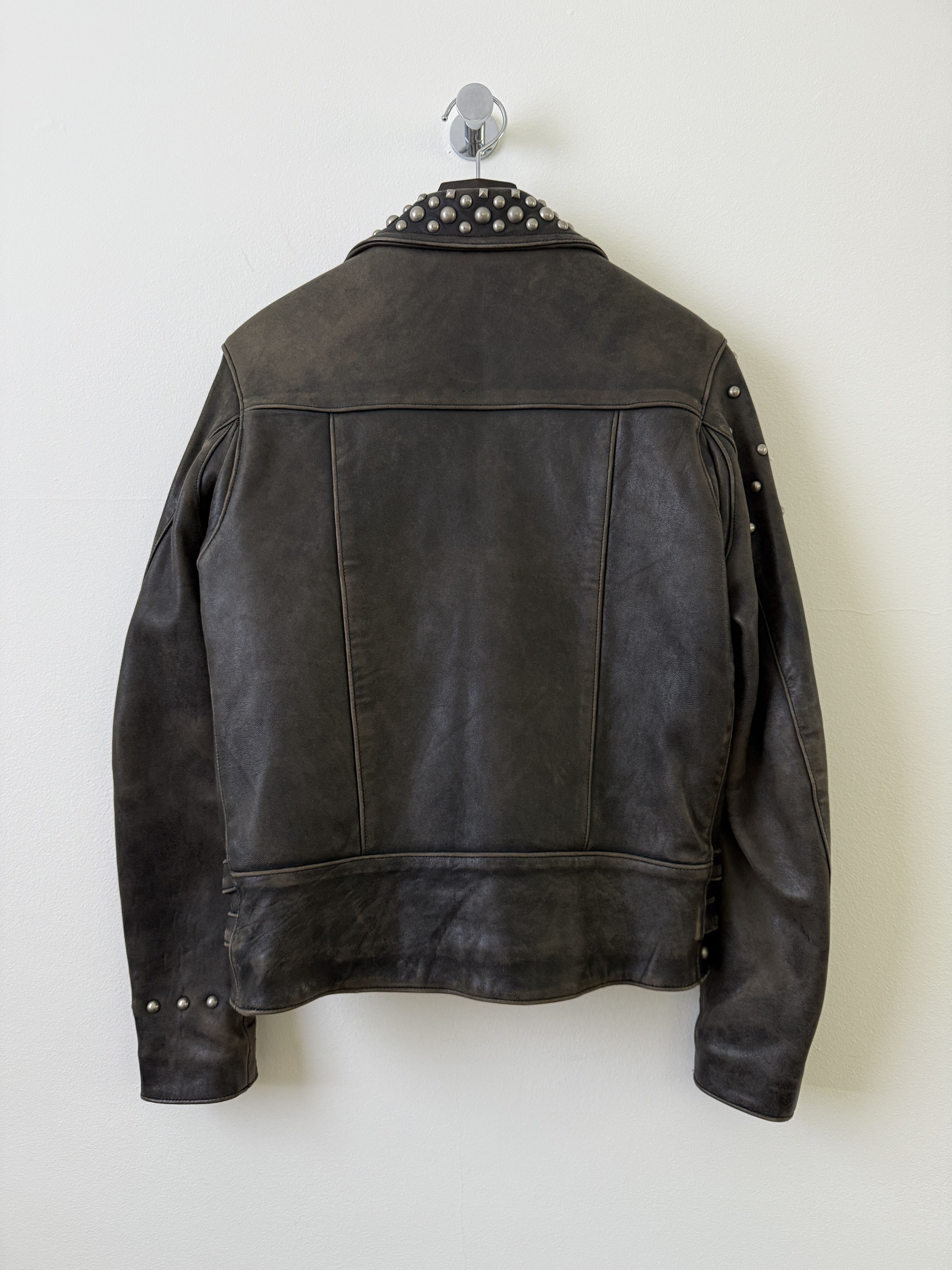 Blackmeans Lab Rat Studded Leather Punk Biker Moto Jacket Size US M / EU 48-50 / 2 - 3 Thumbnail