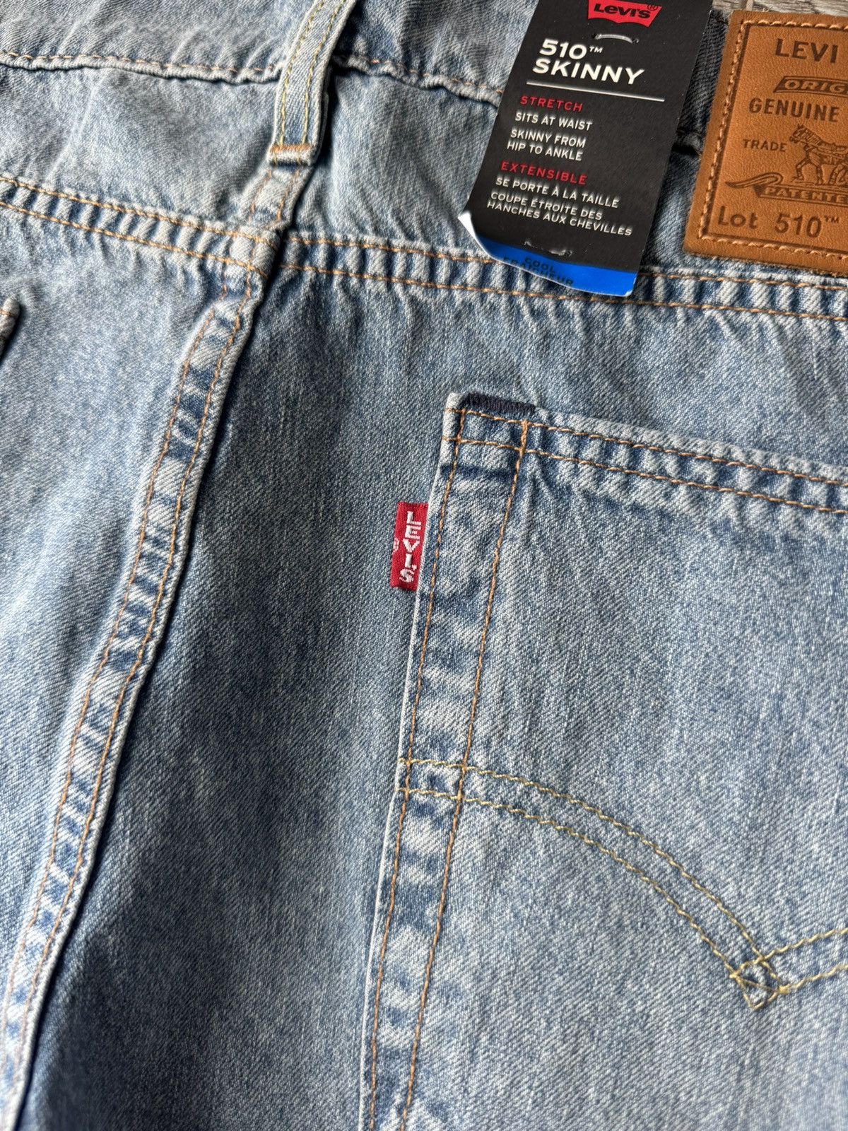 Levi's Levis 510 Big E Womenʼs Jeans Size 32" / US 10 / IT 46 - 5 Thumbnail