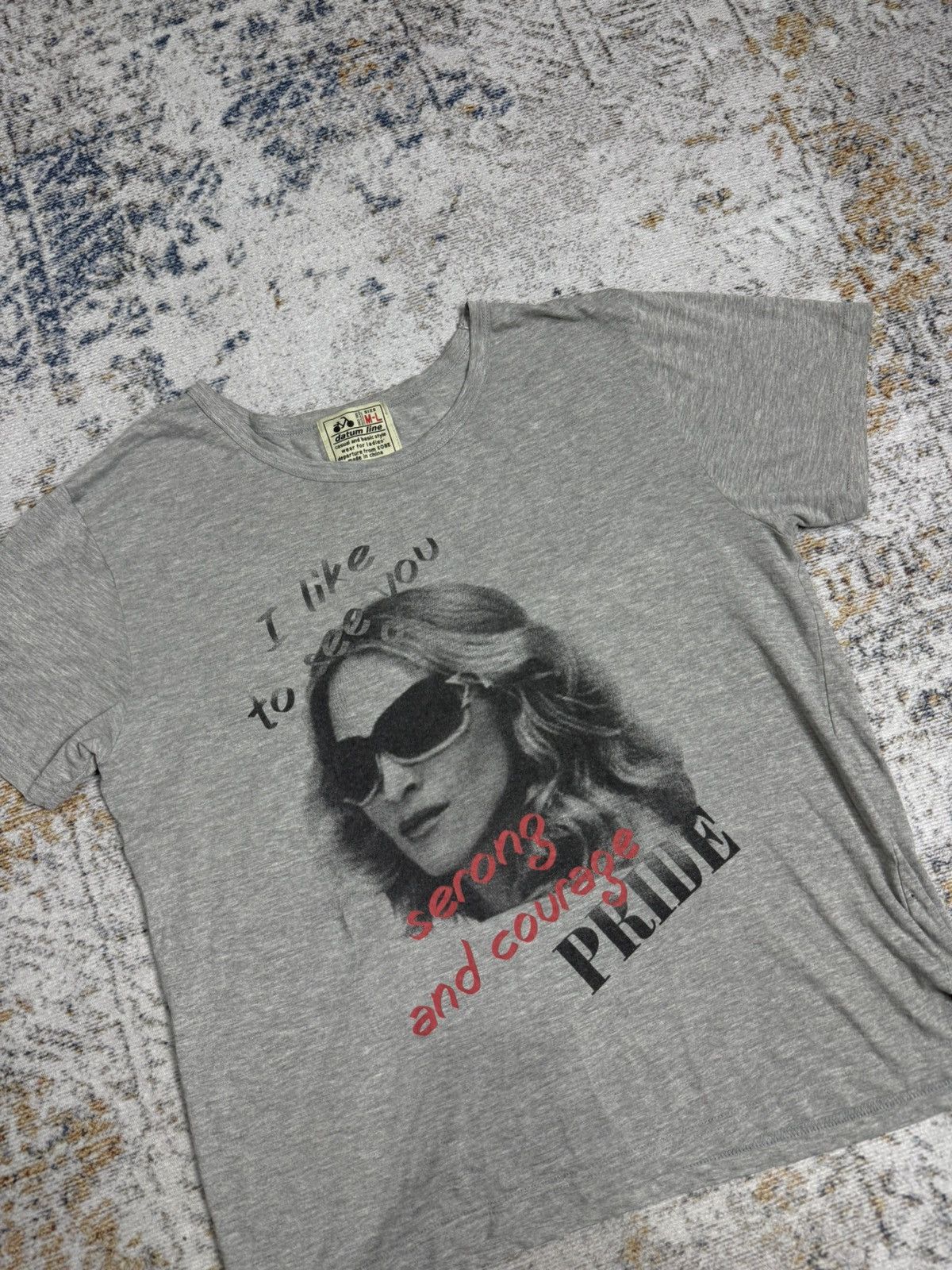 Hysteric Glamour Datum line hysteric style tshirt Size M / US 6-8 / IT 42-44 - 2 Thumbnail