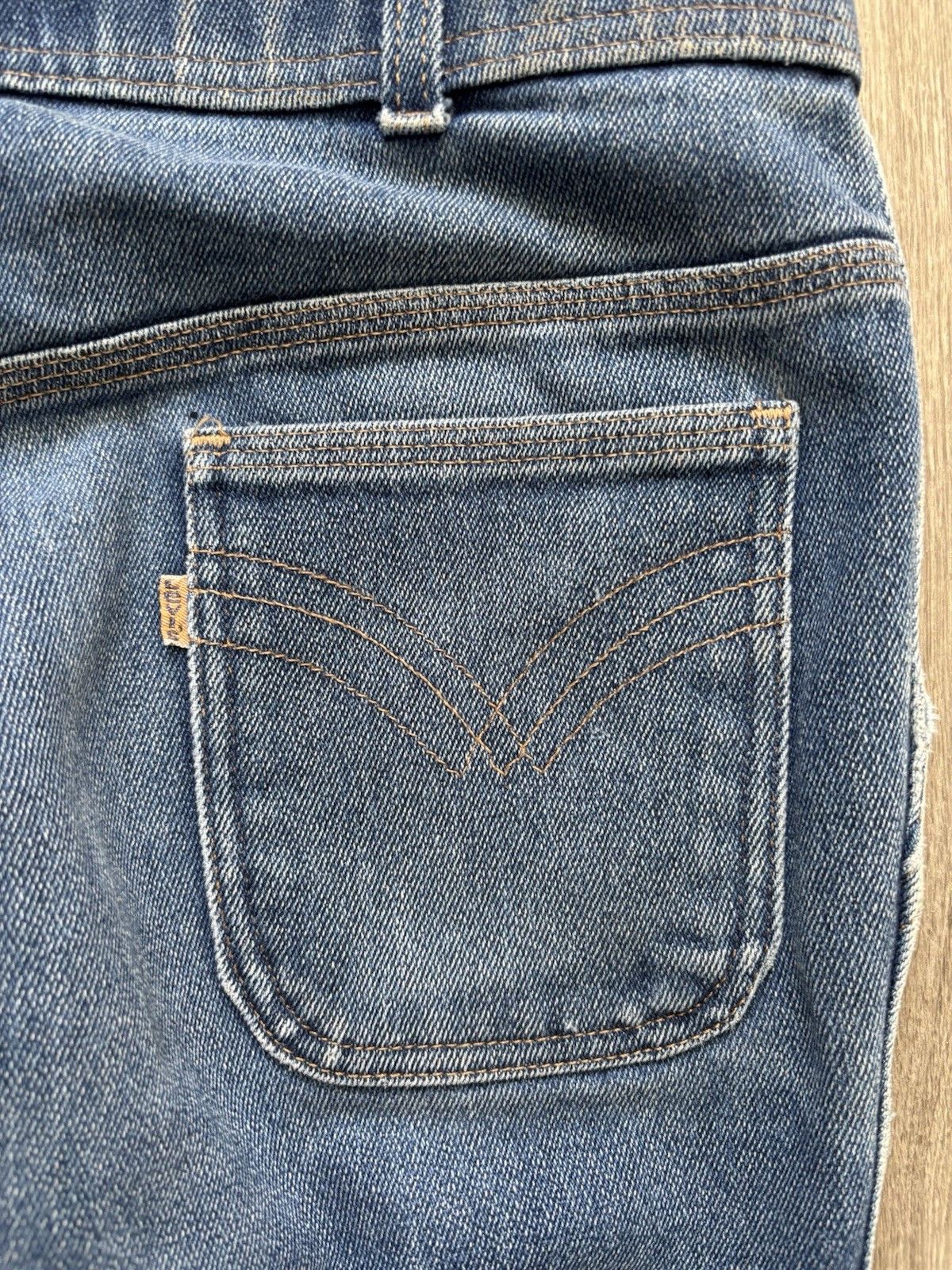 Levi's Vintage 60s/70s Levi’s Orange Tab Jeans 34x30 42 Talon Zip Size US 34 / EU 50 - 12 Thumbnail