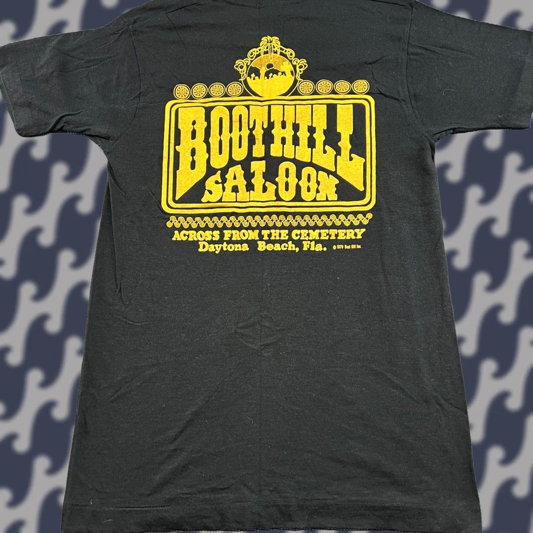 Fruit Of The Loom Vintage Boothill Saloon 1979 Adult M Graphic T-Shirt Daytona Beach 80s Black Nike? Size US M / EU 48-50 / 2 - 1 Thumbnail