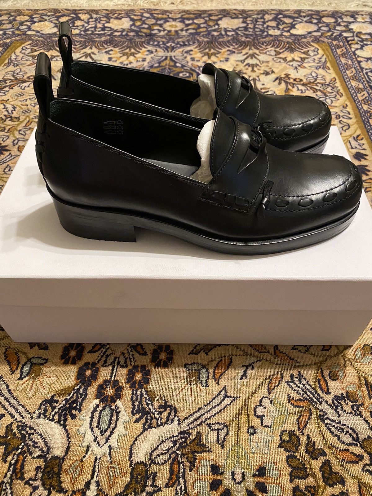 image of Stefan Cooke Black Polido Loafer, Men's (Size 8)