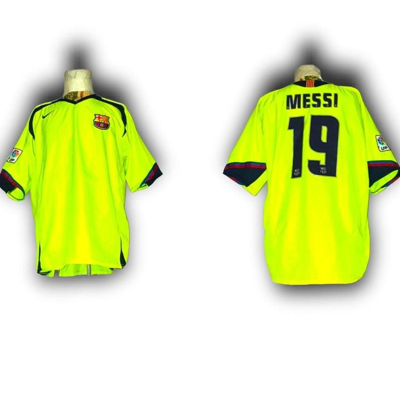 Nike Fc Barcelona Spain 2005 2006 Away Shirt Jersey Size US XL / EU 56 / 4 - 2 Thumbnail