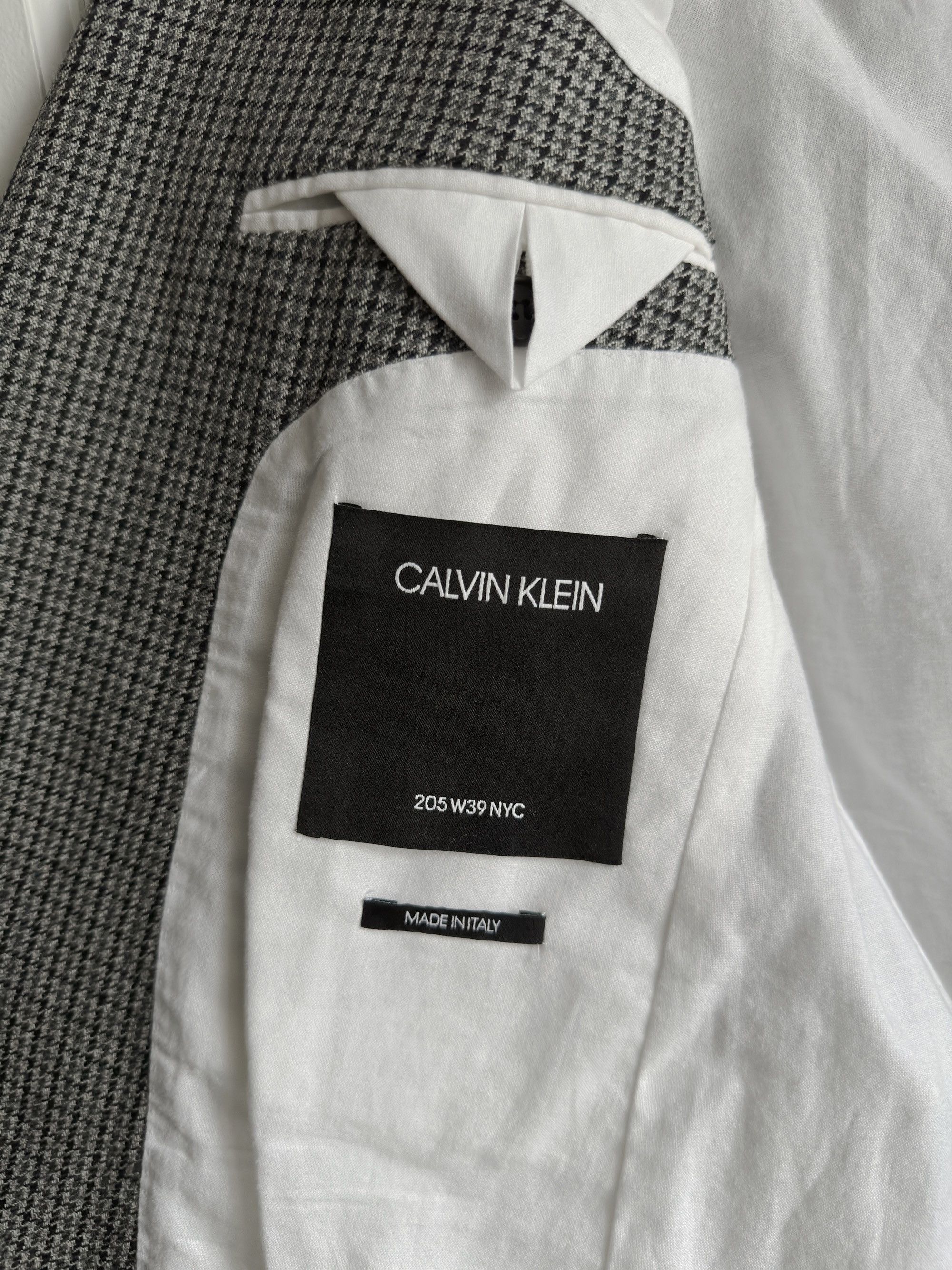 Calvin Klein 205W39NYC Houndstooth Blazer Size 36R - 3 Thumbnail