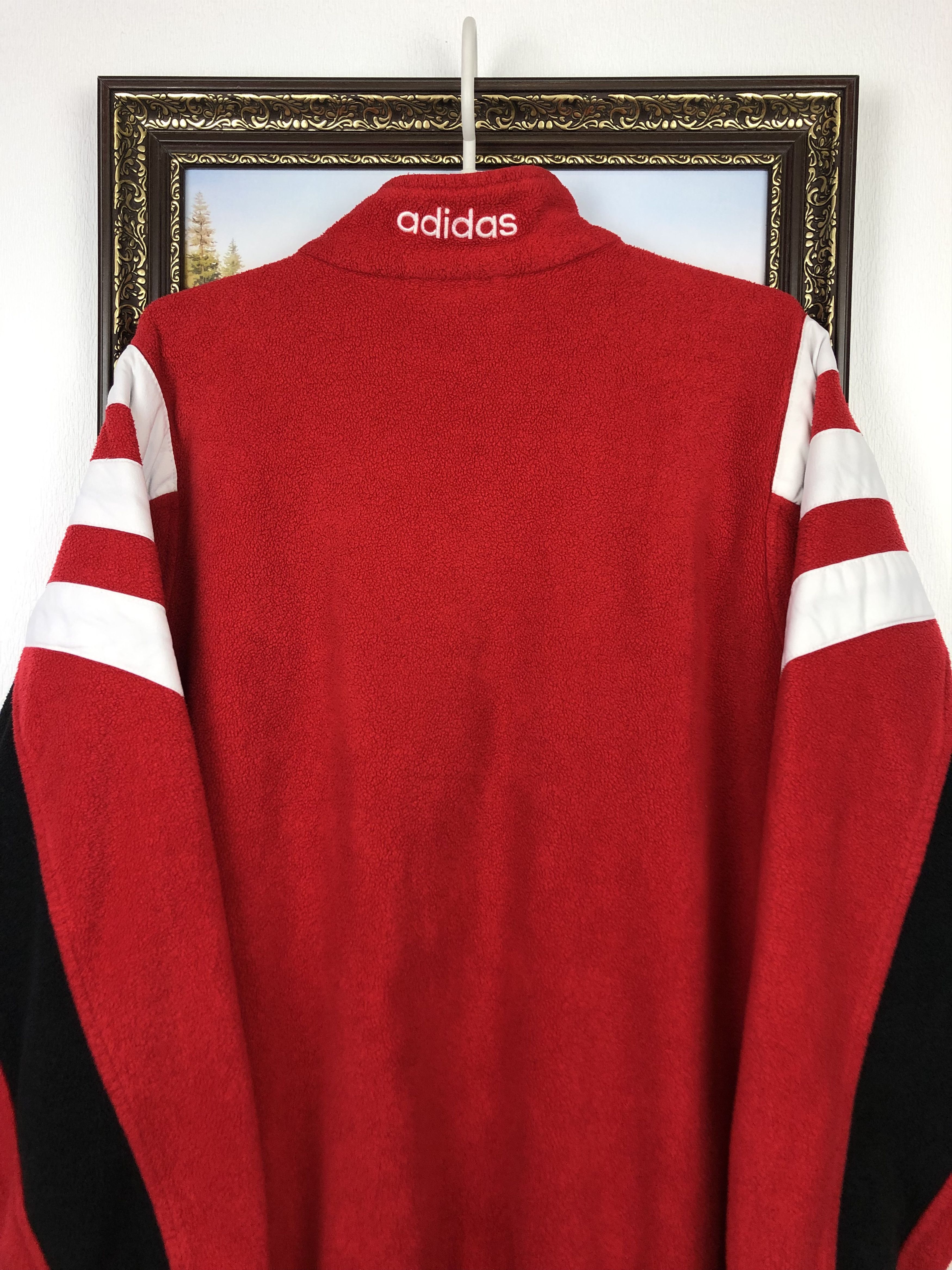 Adidas Vintage Adidas Bayer Leverkusen Sweatshirt Fleece Jacket Size US L / EU 52-54 / 3 - 11 Thumbnail