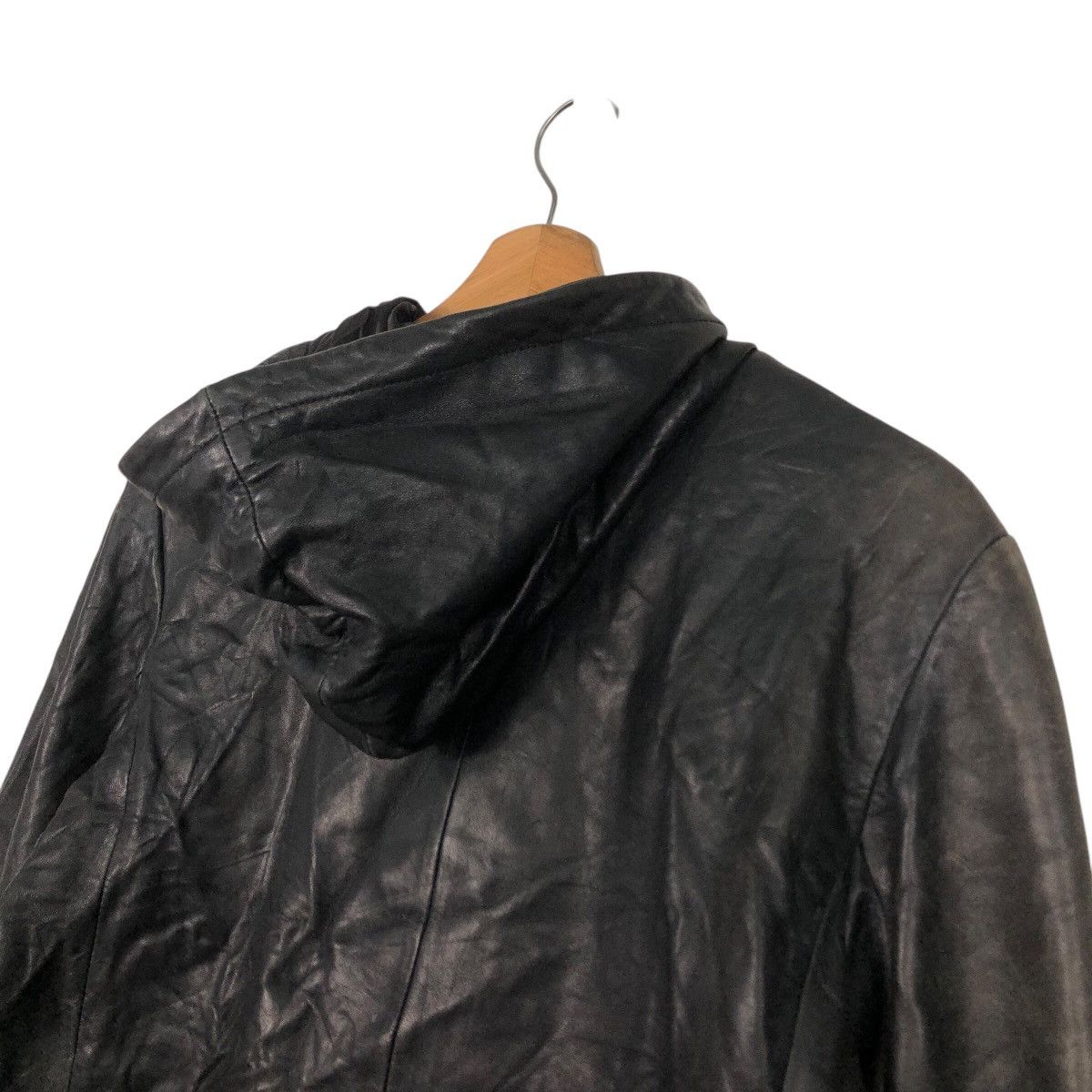 Japanese Brand 📌Rich Black Vintage Leather Jacket Nine West Issey Miyake Size US M / EU 48-50 / 2 - 12 Thumbnail