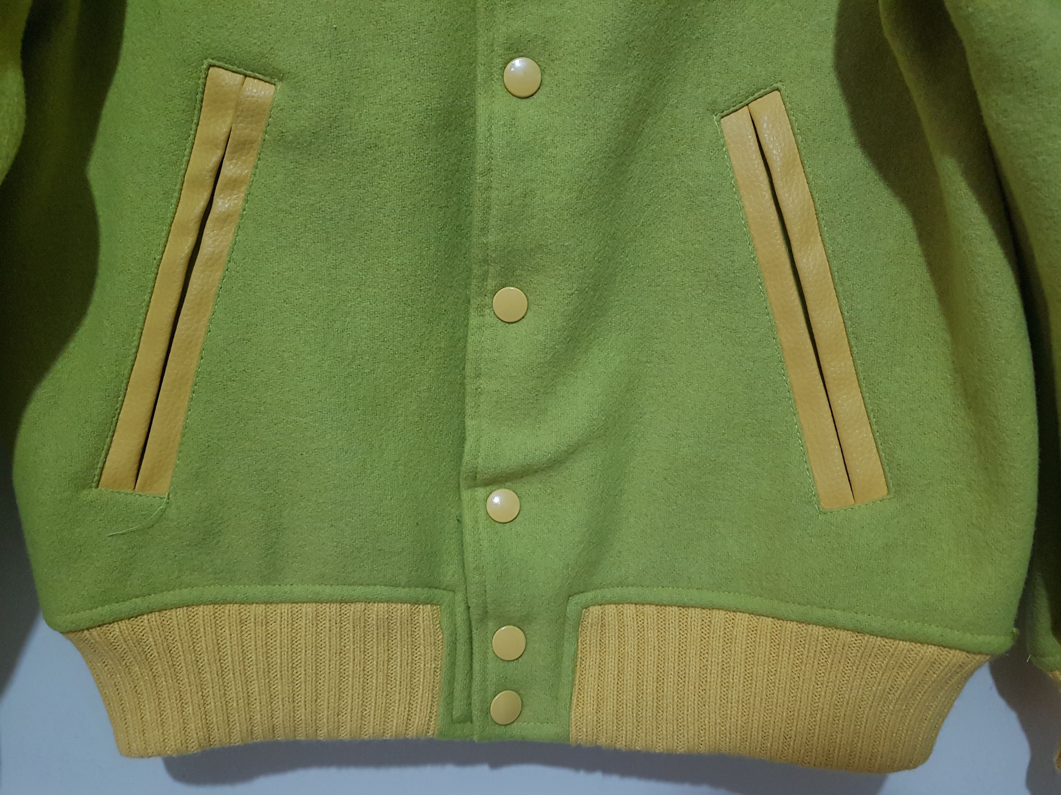 Adidas × Jeremy Scott Globe Varsity Letterman Jacket Wool Bomber World Map Size US XS / EU 42 / 0 - 5 Thumbnail