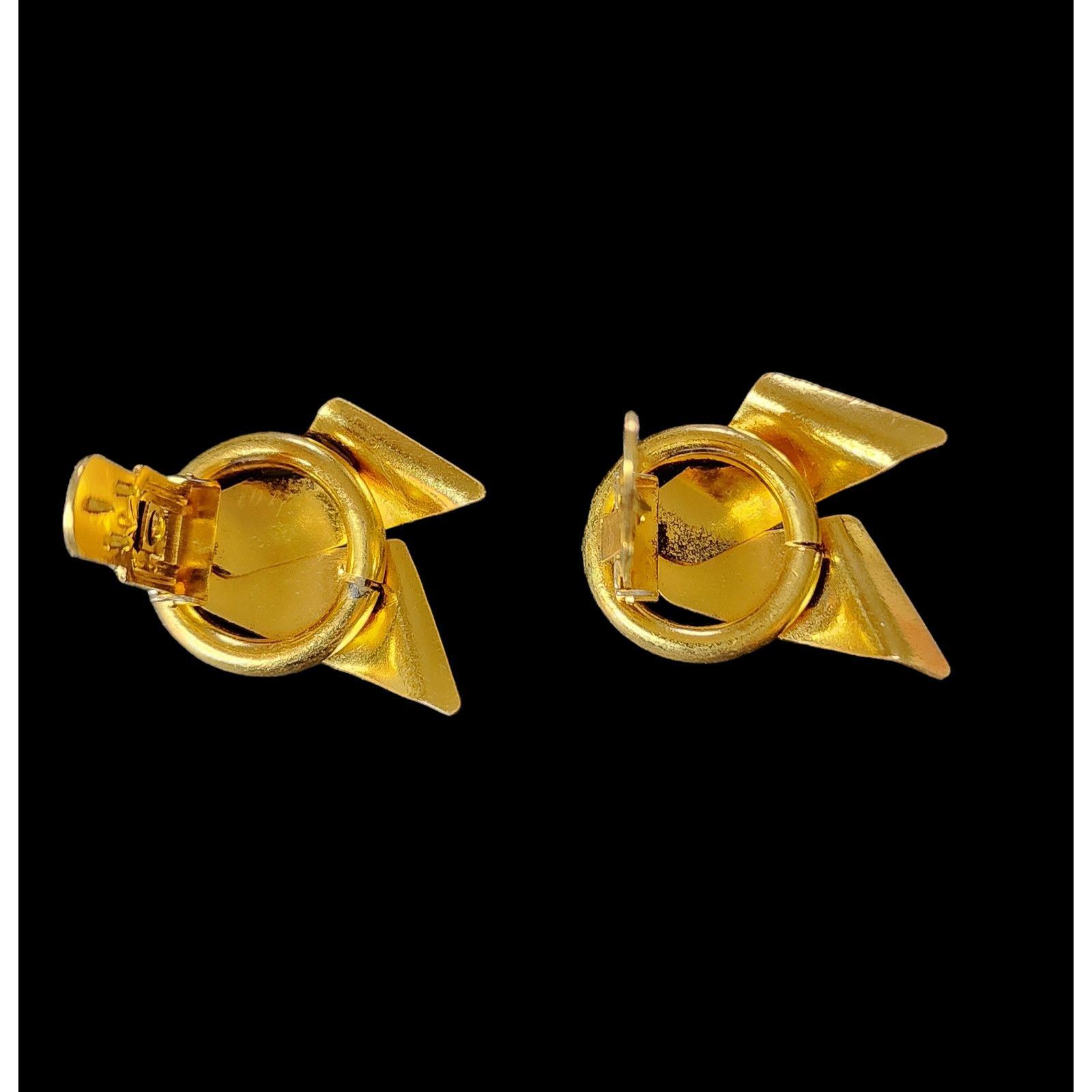 Other Vintage gold tone tie clips lapel clips Size ONE SIZE - 2 Thumbnail
