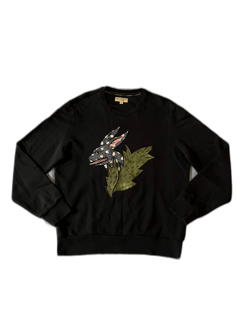 【送料&関税込】Burberry Claddon Monster Sweatshirt Burberry Men's Claddon Monster Hoodie - Bergdorf Goodman
