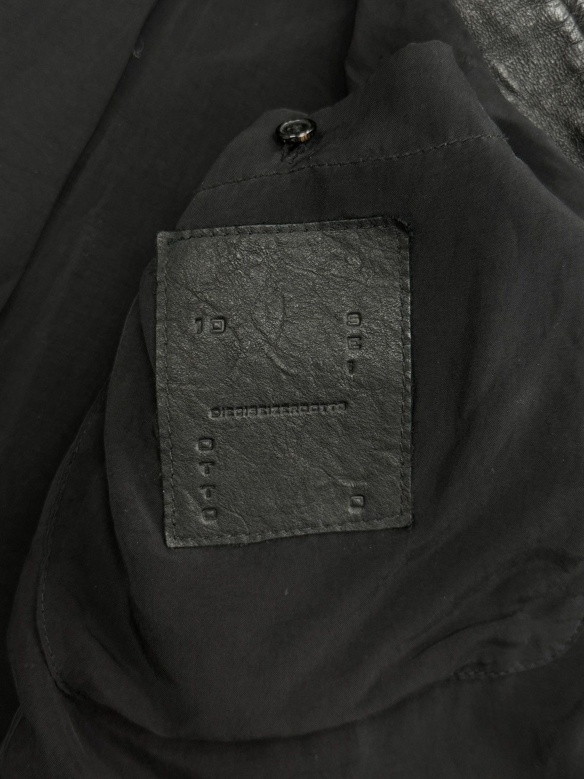 10sei0otto 10sei0otto Archive Leather Jacket Size US XL / EU 56 / 4 - 6 Thumbnail
