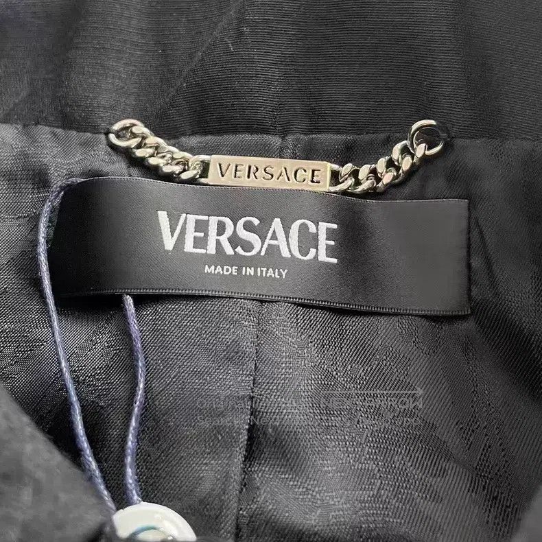 Versace Versace Black long-sleeved single-breasted jacket jacket Size XS / US 0-2 / IT 36-38 - 6 Thumbnail