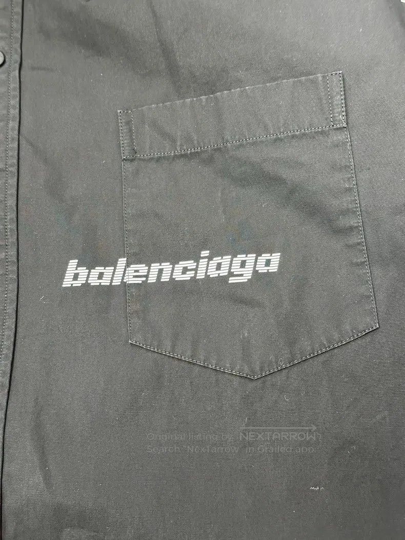 Balenciaga Balenciaga size 39 Letter Printed Single-Breasted Long Sle Size US M / EU 48-50 / 2 - 3 Thumbnail