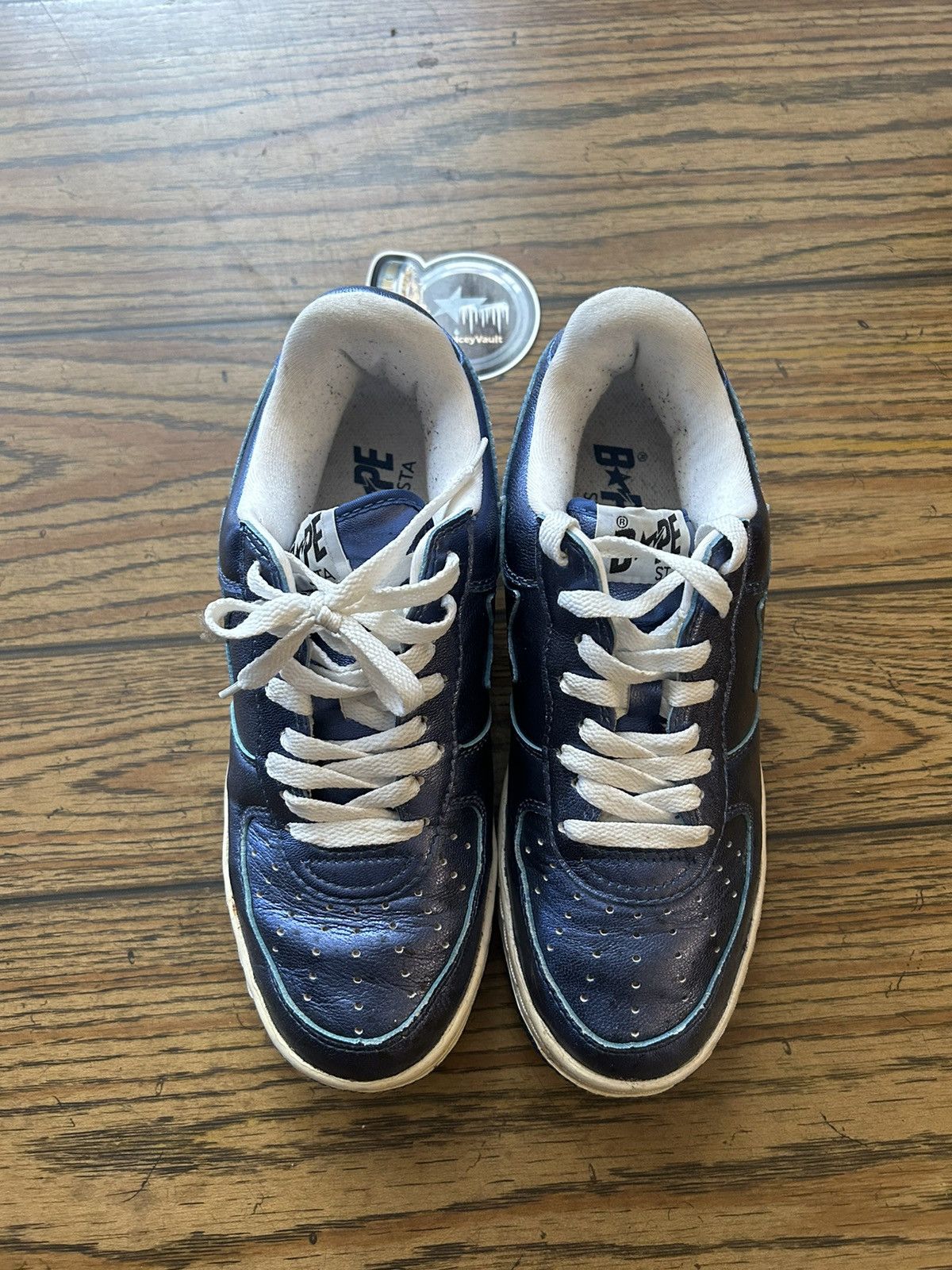 Bape Bape OG Navy Glitter Bapestas 8 Size US 8 / EU 41 - 5 Thumbnail