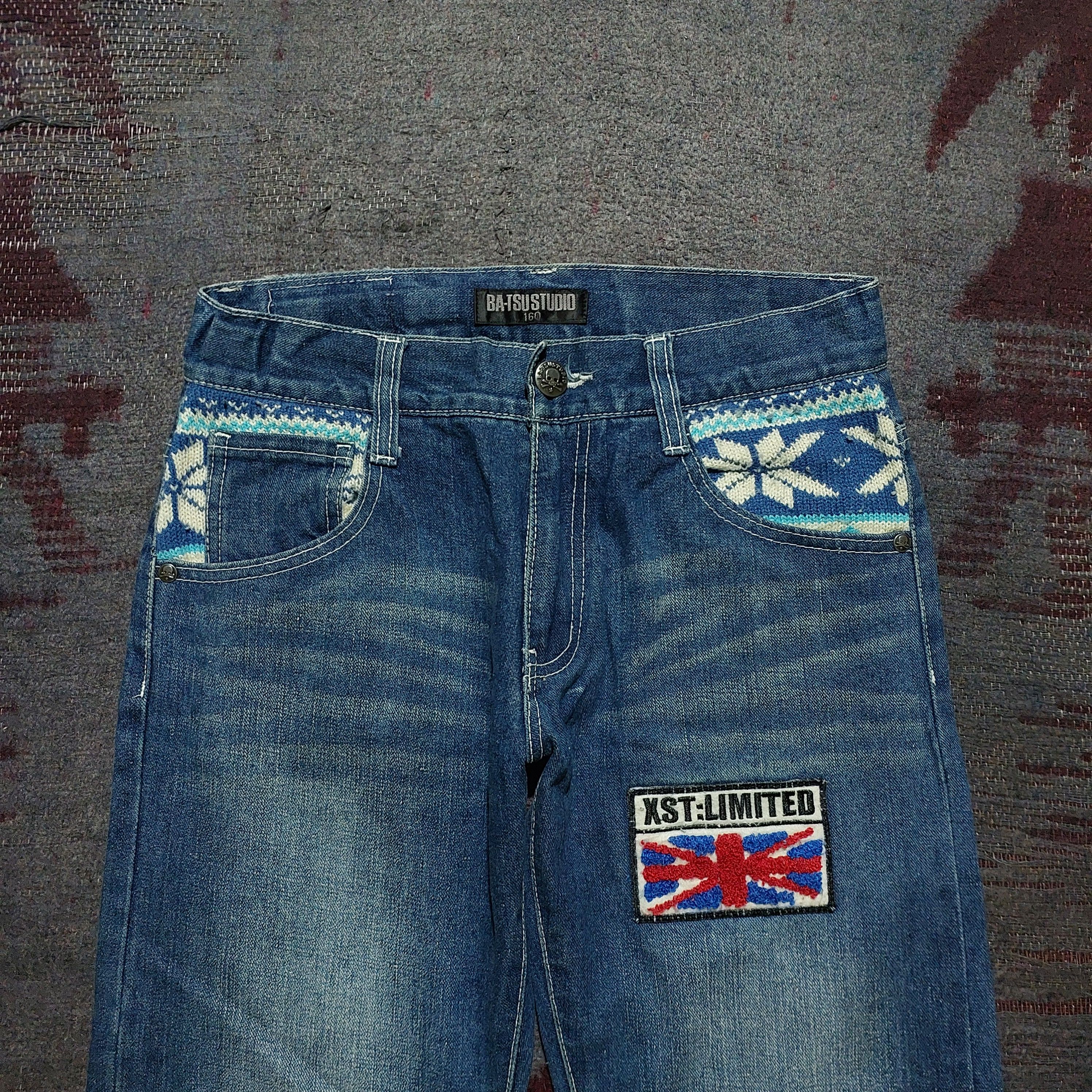Japanese Brand BA-TSUSTUDIO navajo pocket wol blue jeans Size US 30 / EU 46 - 2 Thumbnail