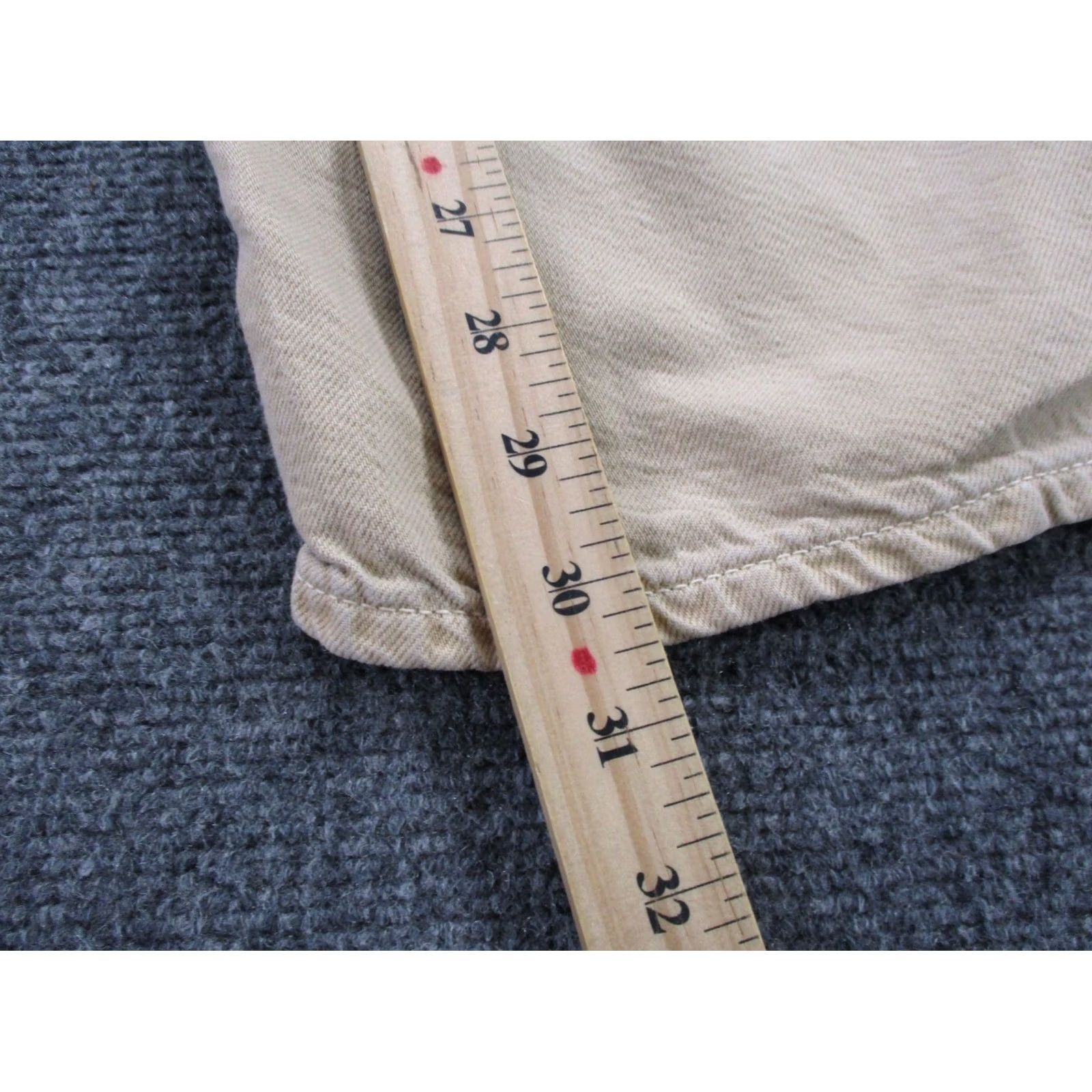 Rag & Bone rag & bone Jeans Womens 34 Beige Denim Logan Mid Rise Wide-Leg Casual Regular Jeans Girls Size 24" / US 00 / IT 34 - 4 Thumbnail