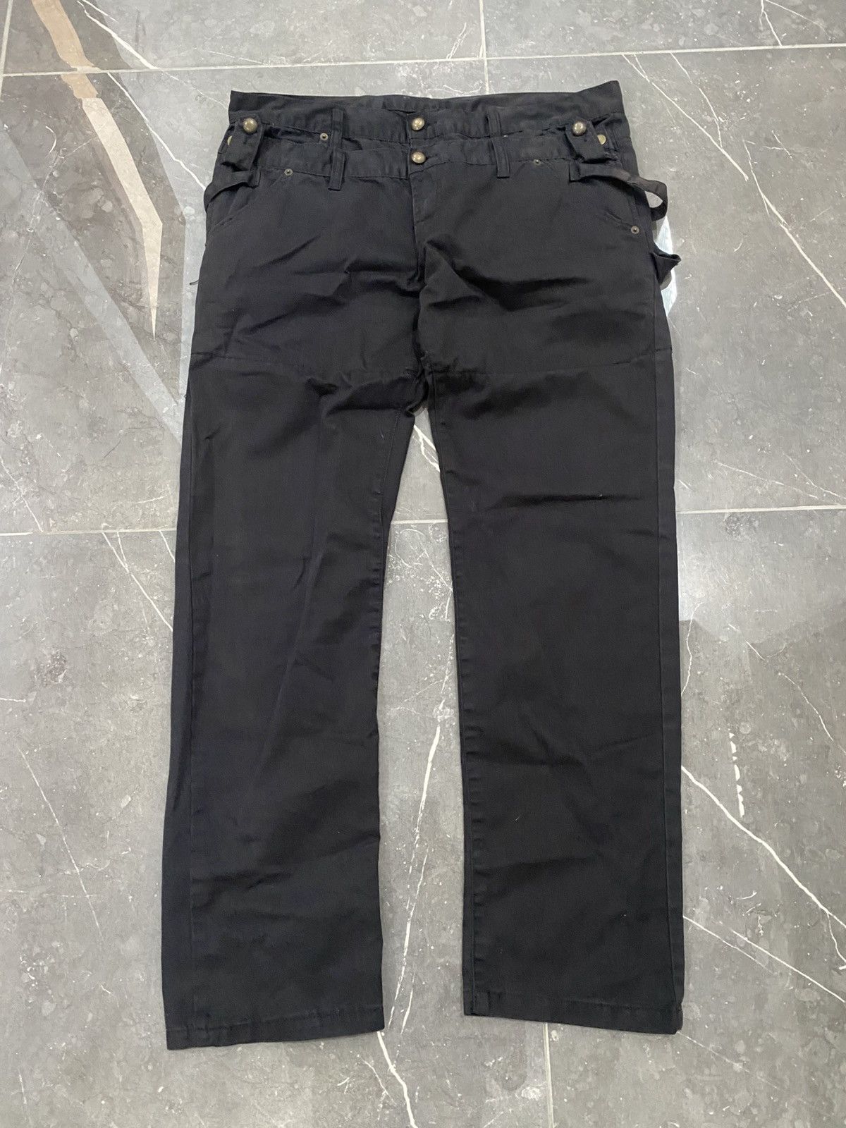 If Six Was Nine × Japanese Brand × Le Grande Bleu (L.G.B.) 💸BINDINGOFFER💸Resir doublewaist vkei ifsixwasnine kmrii Size US 36 / EU 52 - 1 Thumbnail