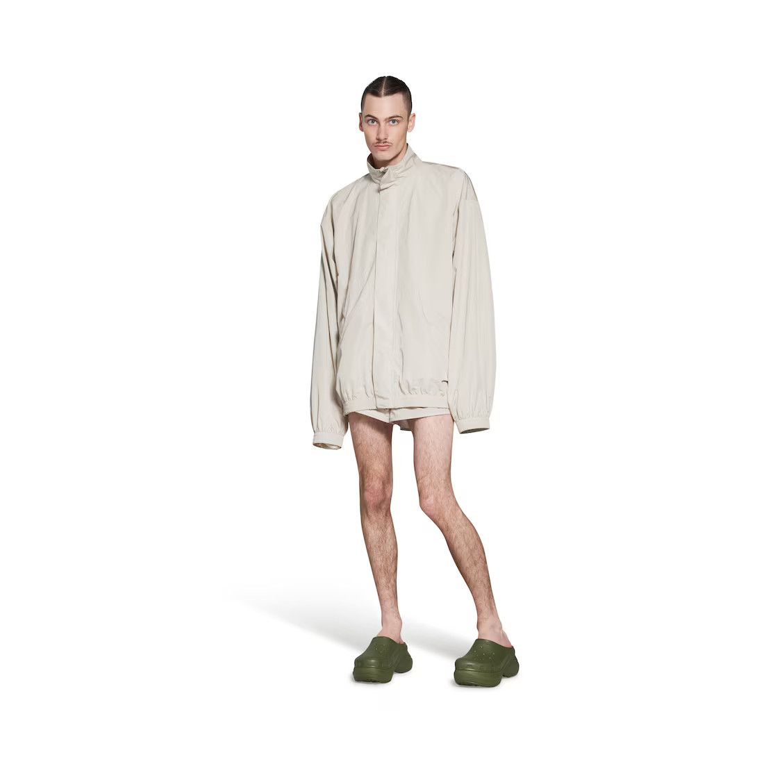 Balenciaga × Crocs o1in1g0225 Crocs™ Mules in Dark Green Size US 10 / EU 43 - 7 Thumbnail