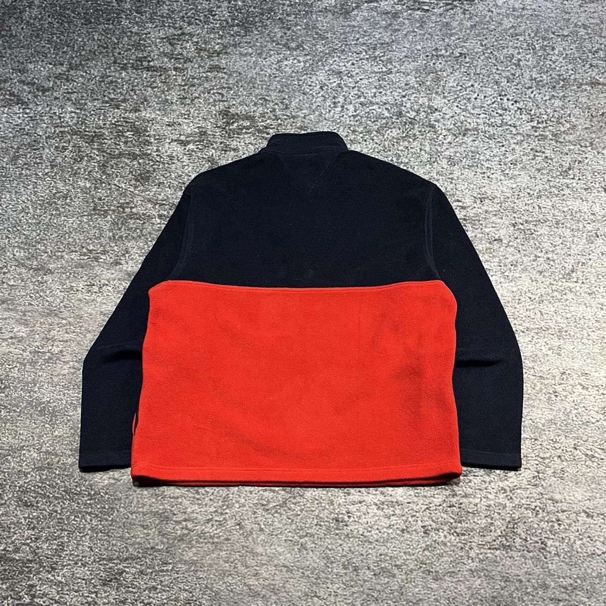 Tommy Hilfiger Vintage Tommy Hilfiger Skater Logo 1/4 Zip Fleece Sweater Size US XL / EU 56 / 4 - 2 Thumbnail