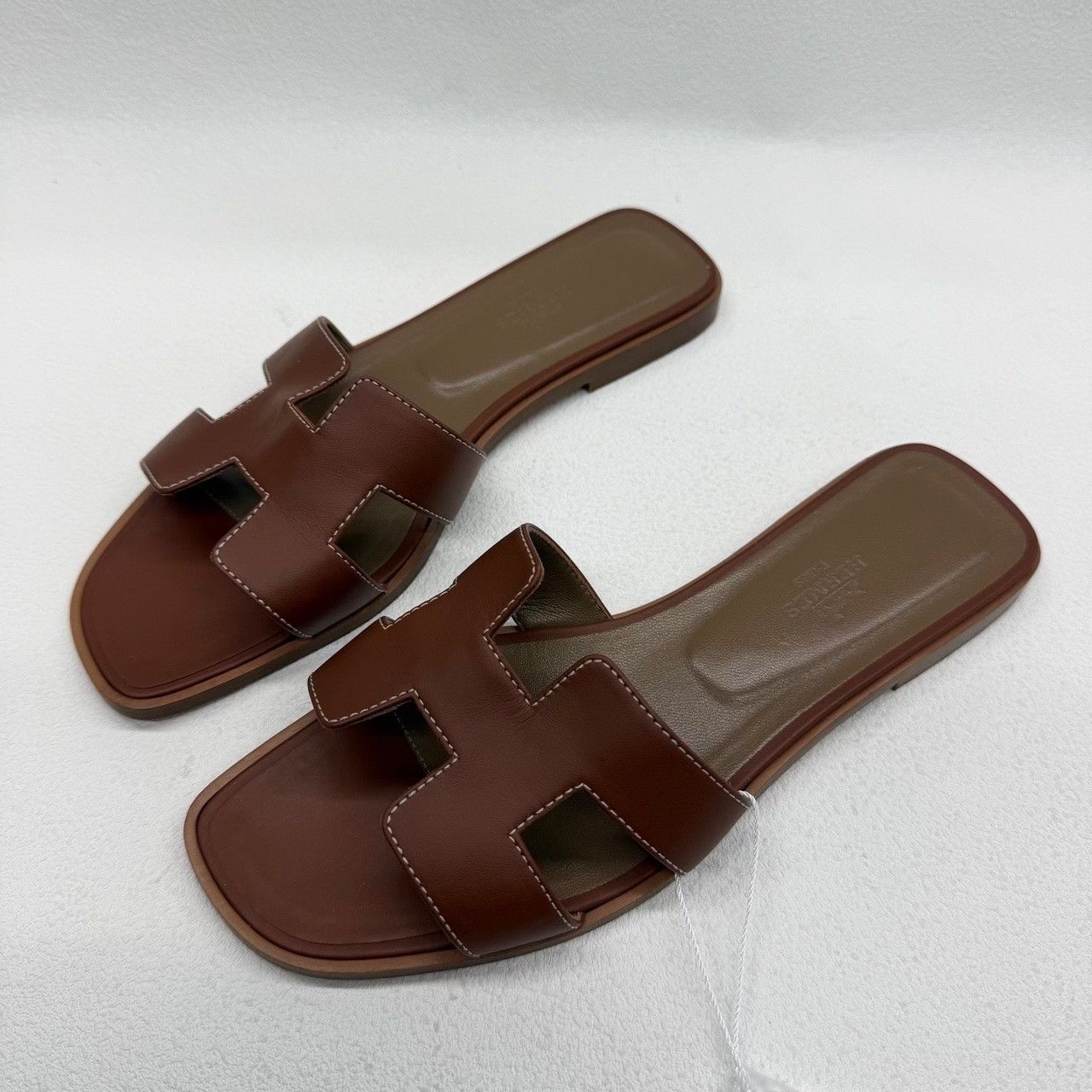 Hermes Hermes Brown Sandals us_7-5 Women Size US 7.5 / IT 37.5 - 1 Thumbnail