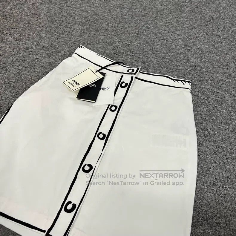 Fendi Fendi Californian Sky Comic Print Skirt Size 26" / US 2 / IT 38 - 2 Thumbnail