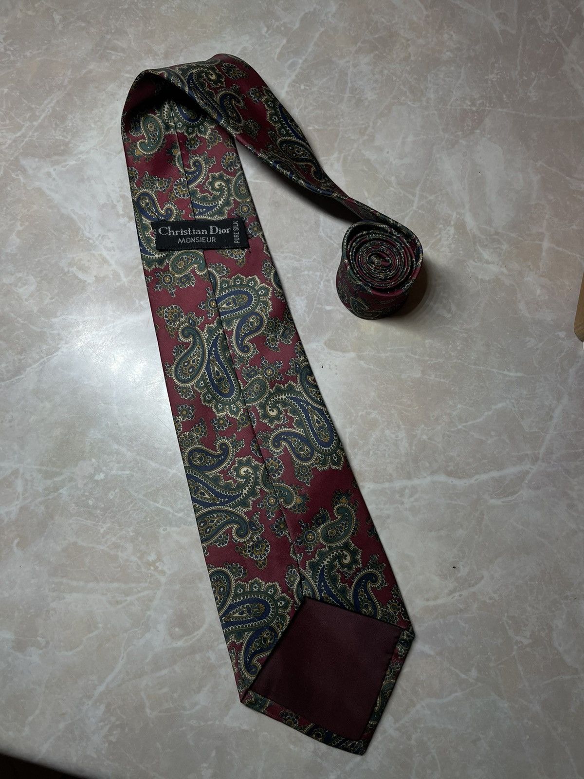 Christian Dior Monsieur Rare Vintage Christian Dior Tie Size ONE SIZE - 1 Thumbnail