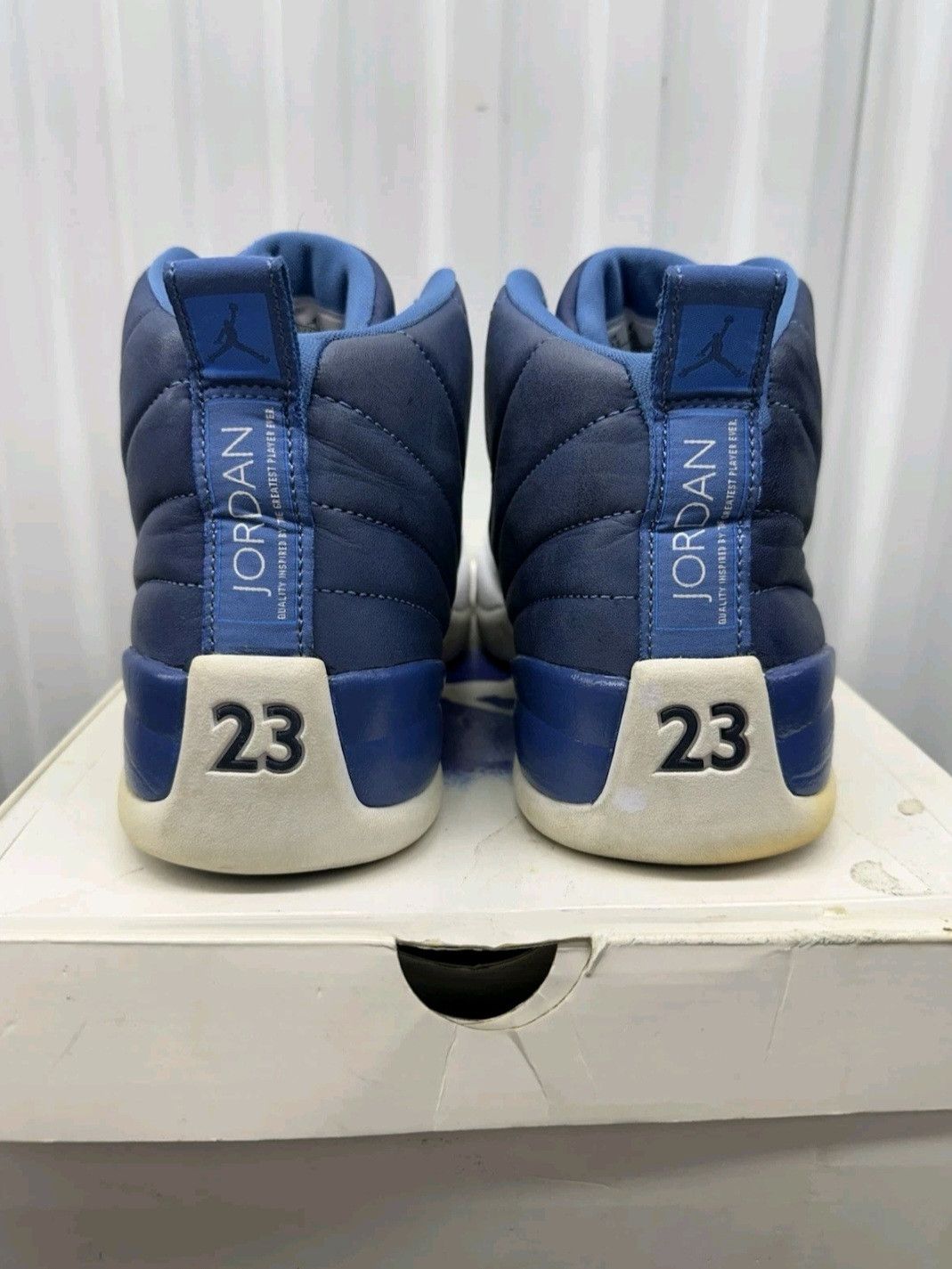 Jordan Brand Nike Air Jordan Retro 12 Indigo 130690404 Size 10.5 Men Size US 10.5 / EU 43-44 - 5 Thumbnail