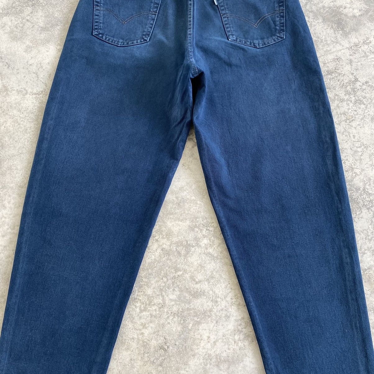 Levi's VTG 1992 Levi’s Silvertab Faded Midnight Blue Baggy Denim Size US 35 - 18 Thumbnail