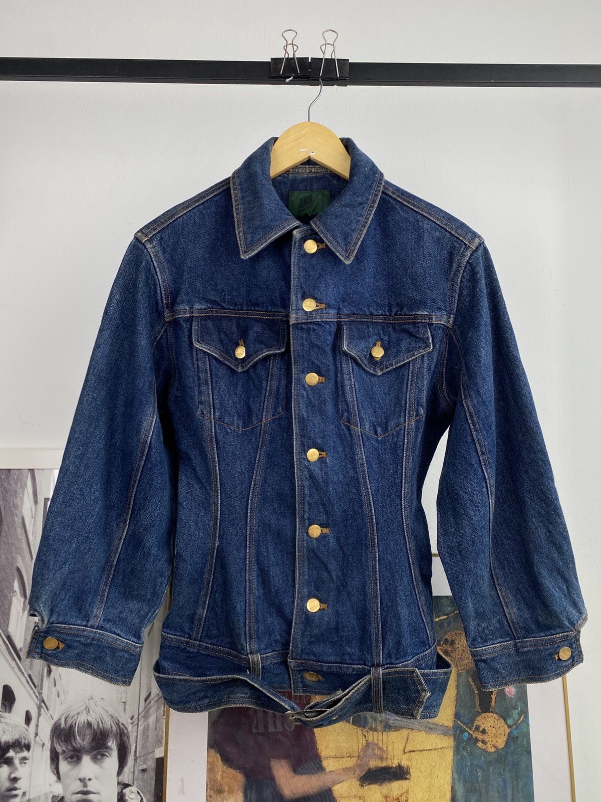 Jean Paul Gaultier 90's Junior Gaultier Blouson Denim Jacket Size S / US 4 / IT 40 - 1 Thumbnail