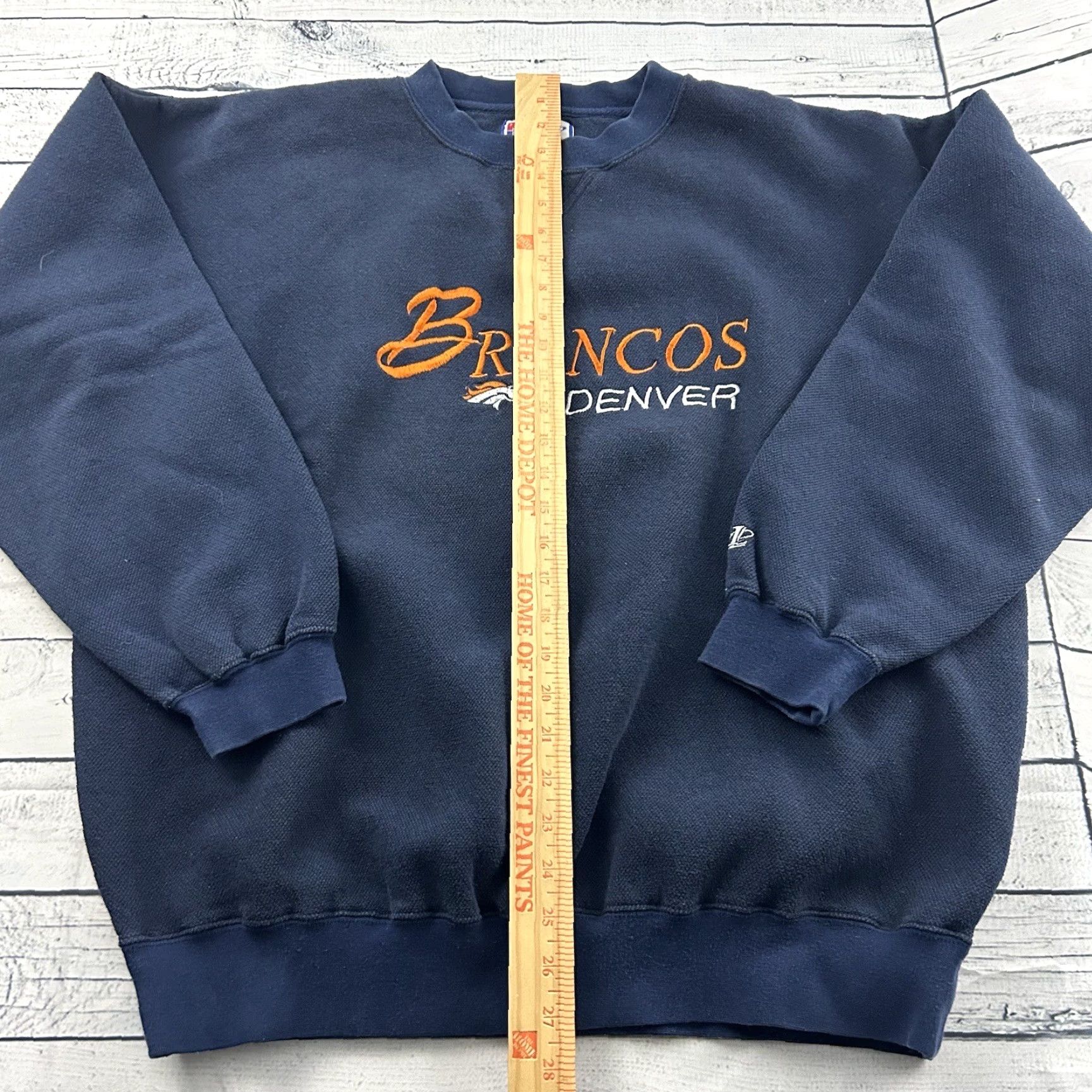 Logo Athletic VINTAGE Logo Athletic Denver Broncos Pullover Crewneck Sweatshirt Men's L Blue Size US L / EU 52-54 / 3 - 4 Thumbnail