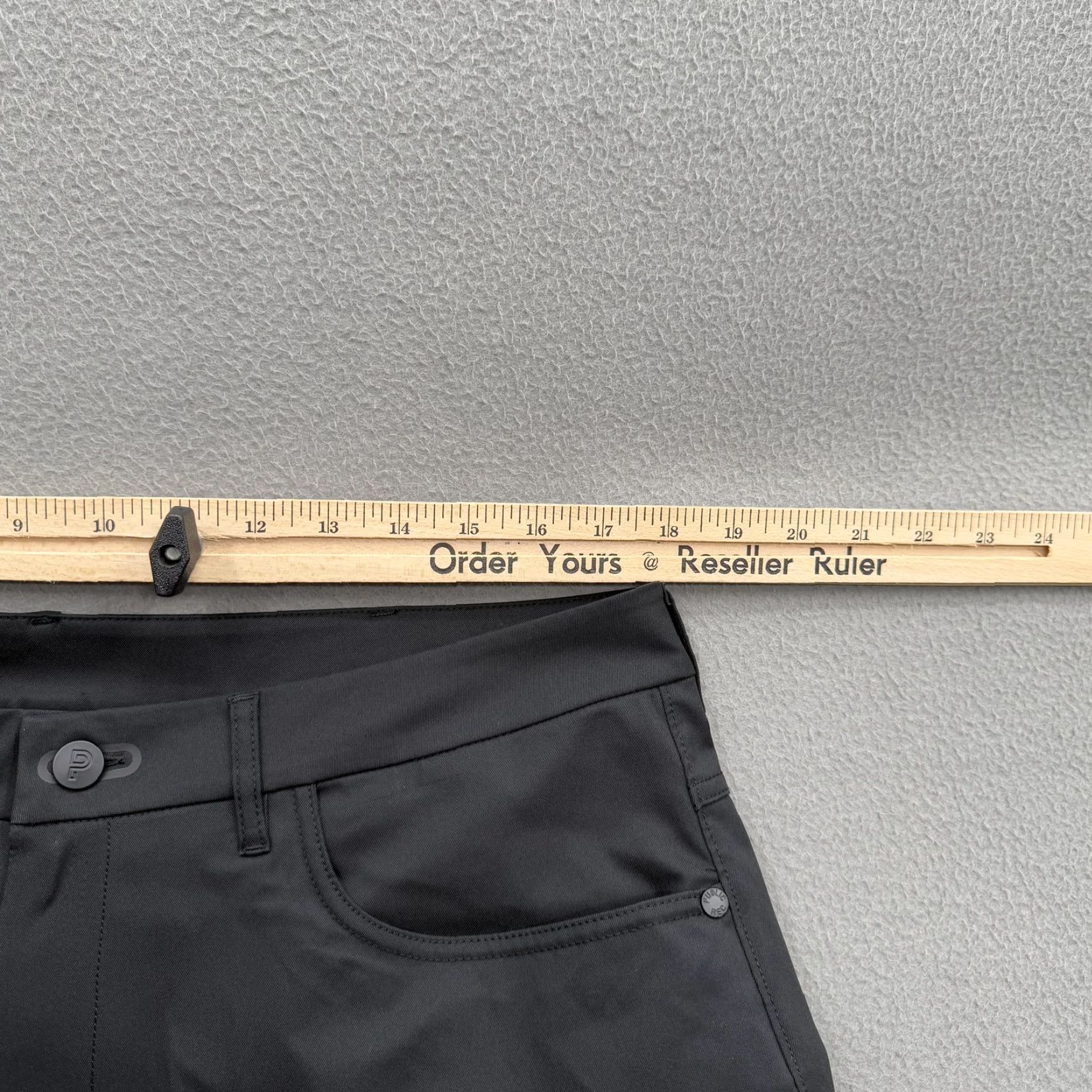 Vintage Public Rec Pants Mens 35x30 Black 5 Pocket Performance Travel Golf Tech Casual Pants Size US 35 - 6 Thumbnail