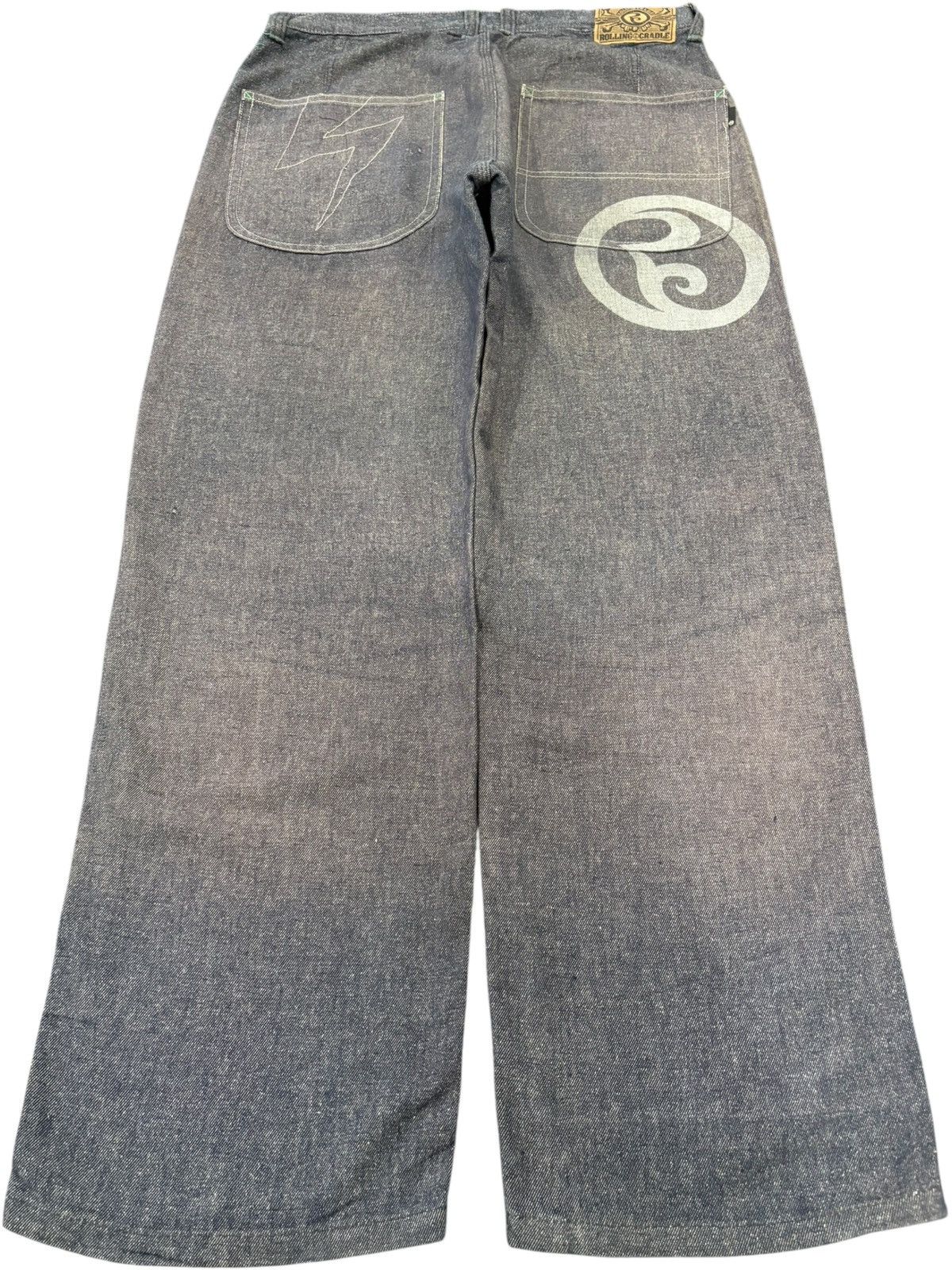Japanese Brand Vintage Japanese Brand Distressed Baggy Baker Pants Jeans Size US 34 / EU 50 - 2 Thumbnail