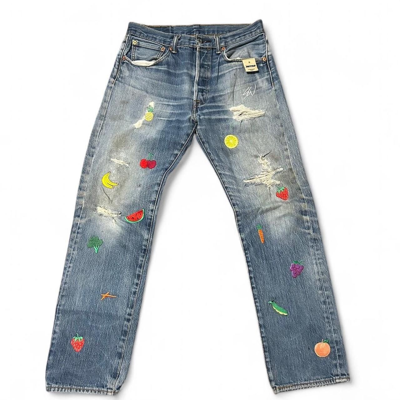 Levi's LEVI’S 501 Fruit Veggies jean bottoms 32x33 Sean Wotherspoon Size US 32 / EU 48 - 1 Thumbnail