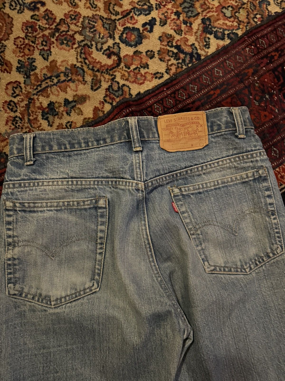 image of Levis Levi’S 517Xx Talon 42 Zipper Light Wash in Blue, Men's (Size 32)