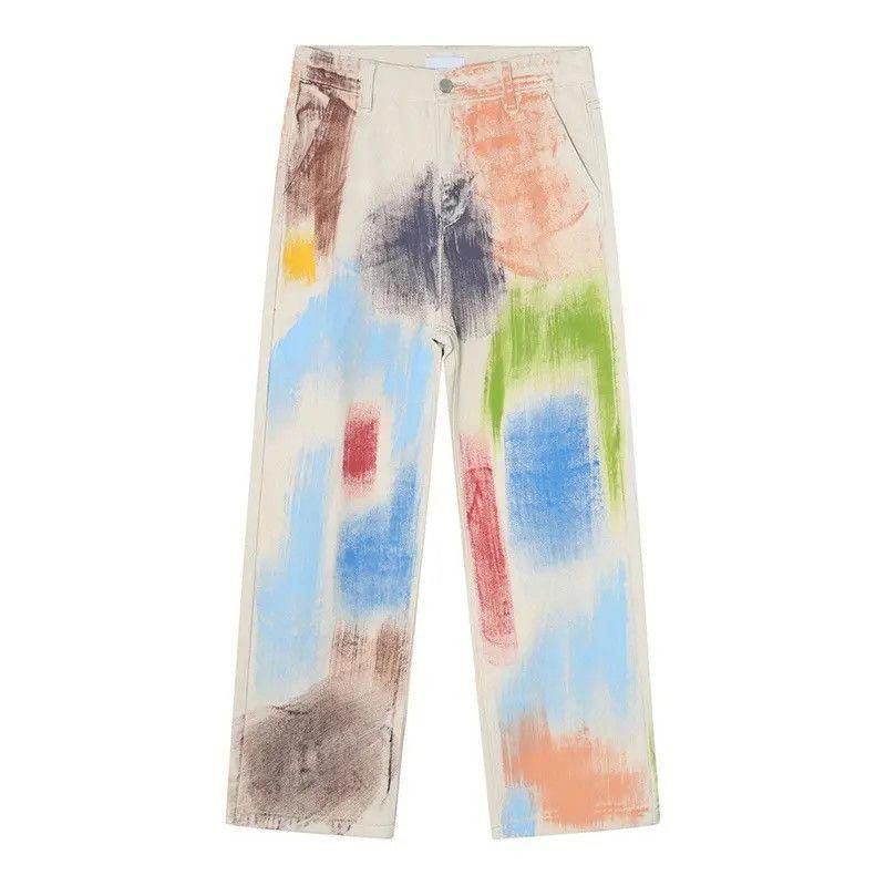 Vintage Paint Splatter Baggy Denim Jeans Size US 30 / EU 46 - 7 Thumbnail