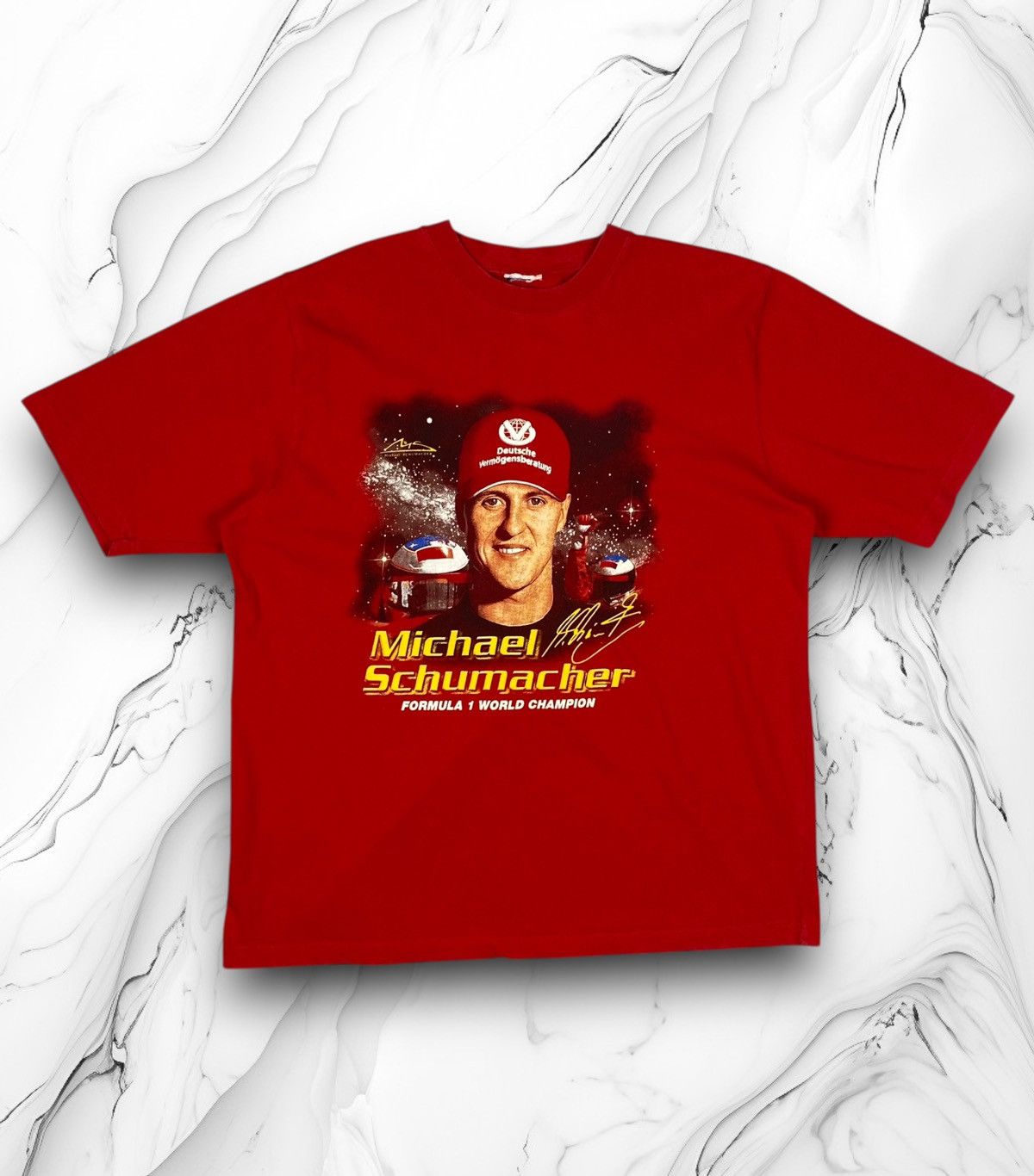 Vintage 2000s Michael Schumacher F1 World Champion T Shirt