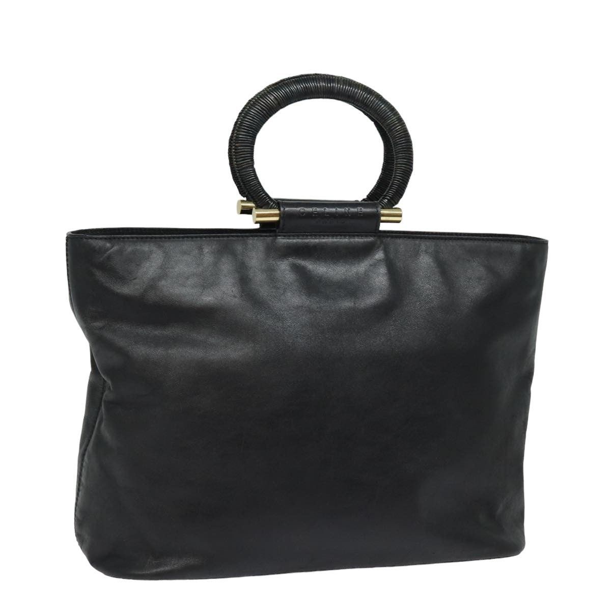 Celine CELINE Hand Bag Leather Black Size ONE SIZE - 1 Thumbnail
