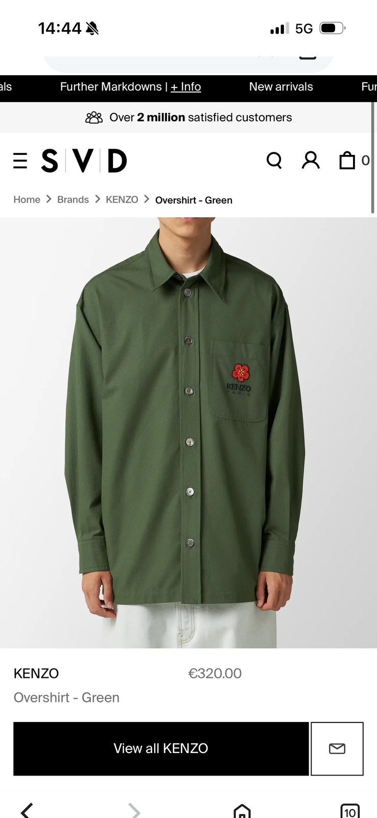 Kenzo KENZO shirt sz xs oversized See Tape MEASUREMENTS IN PHOTOS Size US XS / EU 42 / 0 - 20 Thumbnail